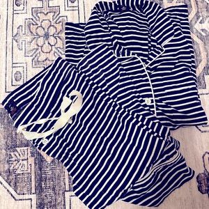 J crew stripped pajama set